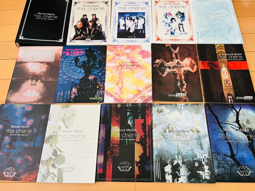 MALICE MIZER ファンクラブ　会報　14冊、バインダーセット