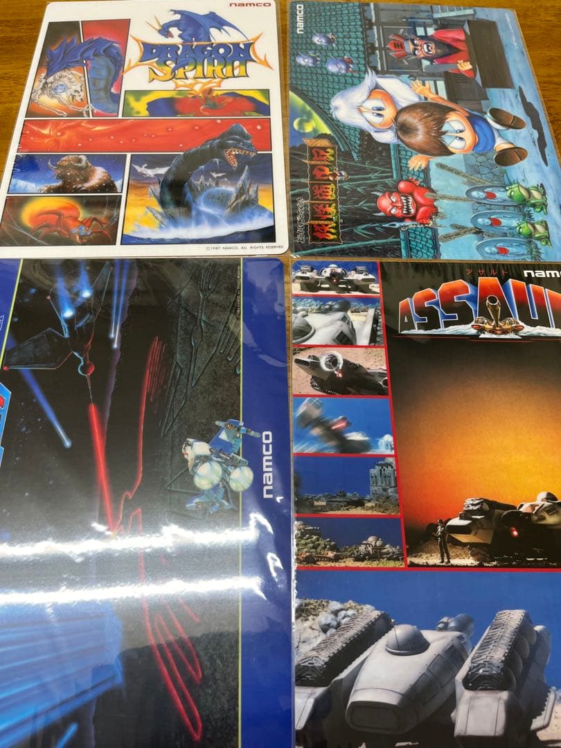 NAMCO MUSEUM OF ART　ナムコレジェンダリー下敷き　コンプリート