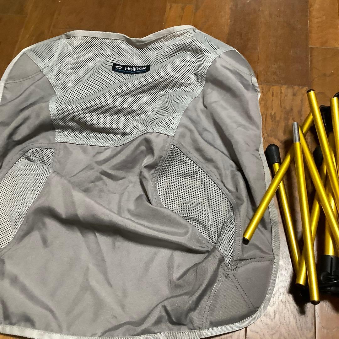 使用少 Helinox チェアワンシリーズ グレー アウトドア チェア