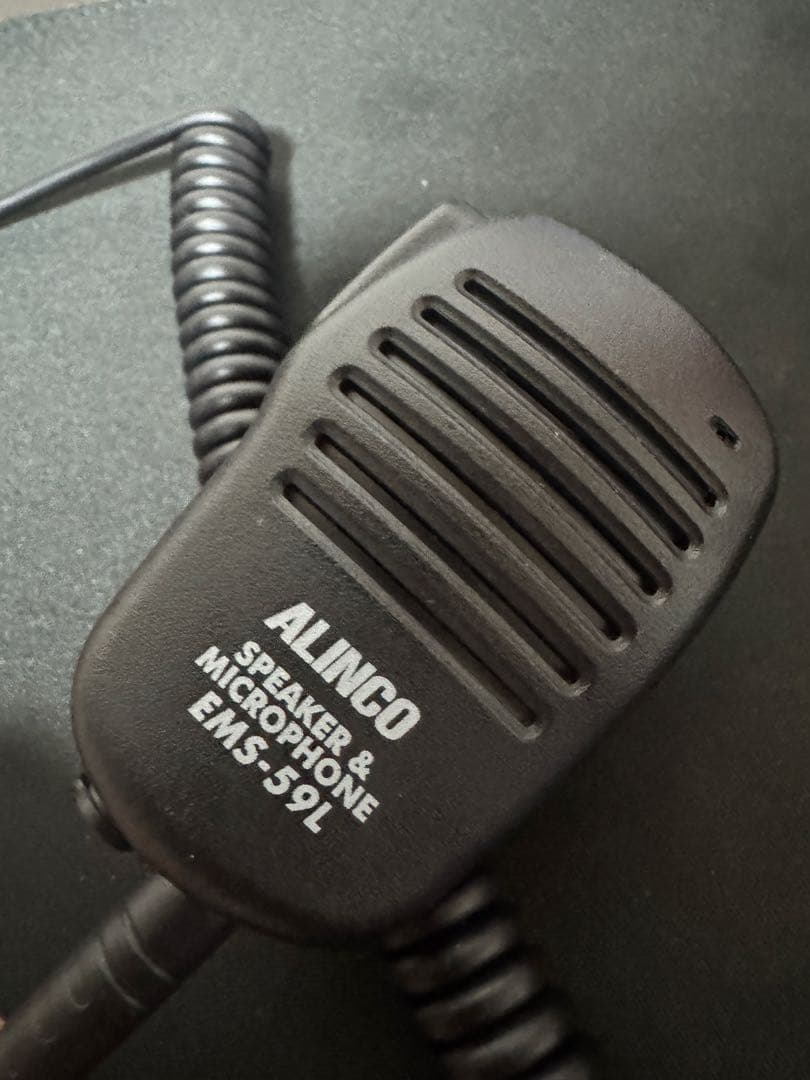 極美品 ALINCO DJ-PV1D スピーカーマイク+イヤホンマイク+アンテナ