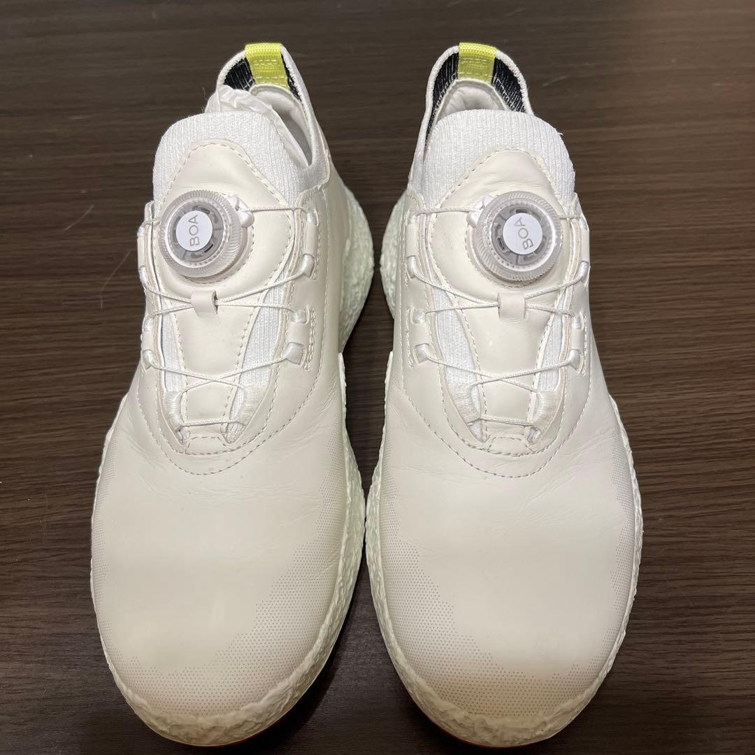 ホワイト ゴルフシューズ BOAシステムBIOM H5 23.5