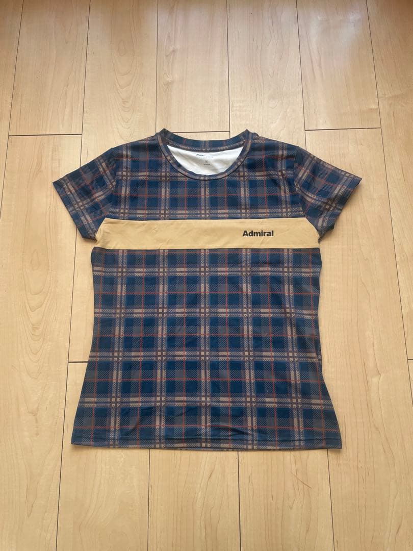 Admiral チェック柄 テニスウェア セット（Mサイズ）