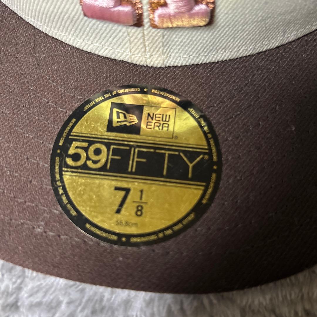 ニューエラ　ロサンゼルスドジャース　チョコ×ピンク