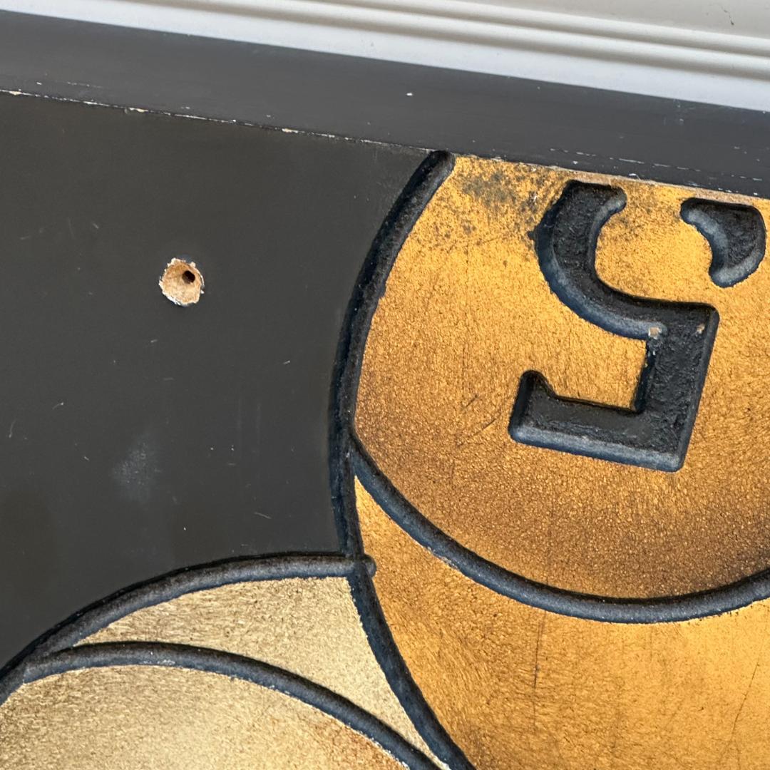 ビリヤード ボール デザイン 木製看板 アートパネル ガレージ バー インテリア