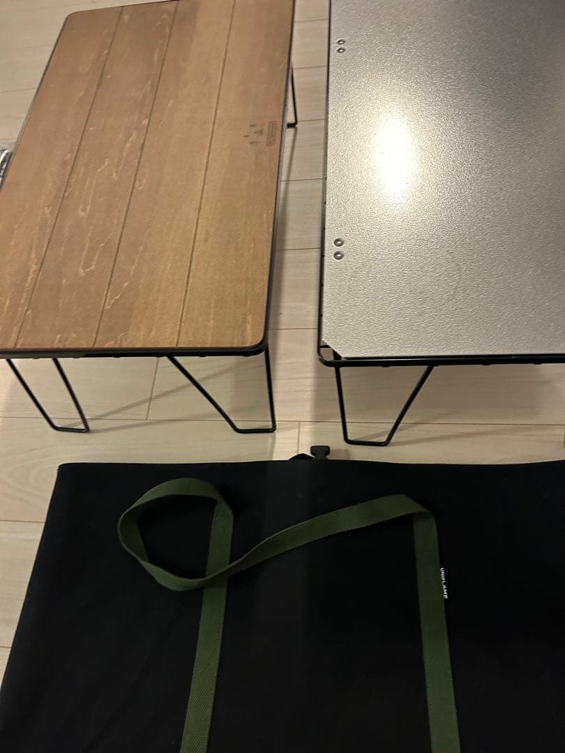 ユニフレーム(UNIFLAME) フィールドラック ブラック 2個　専用ケース