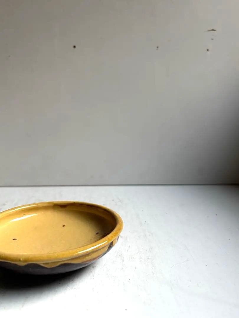 763 骨董 アンティーク 布志名焼 ガレナ釉皿 5点 民芸 柳宗悦 美品 明治