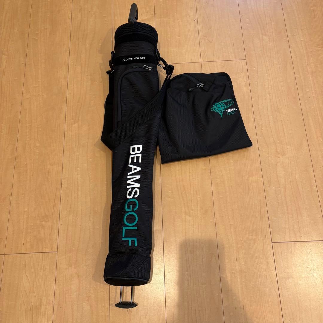 BEAMS GOLF セルフスタンド ゴルフケース キャディバッグ 美品