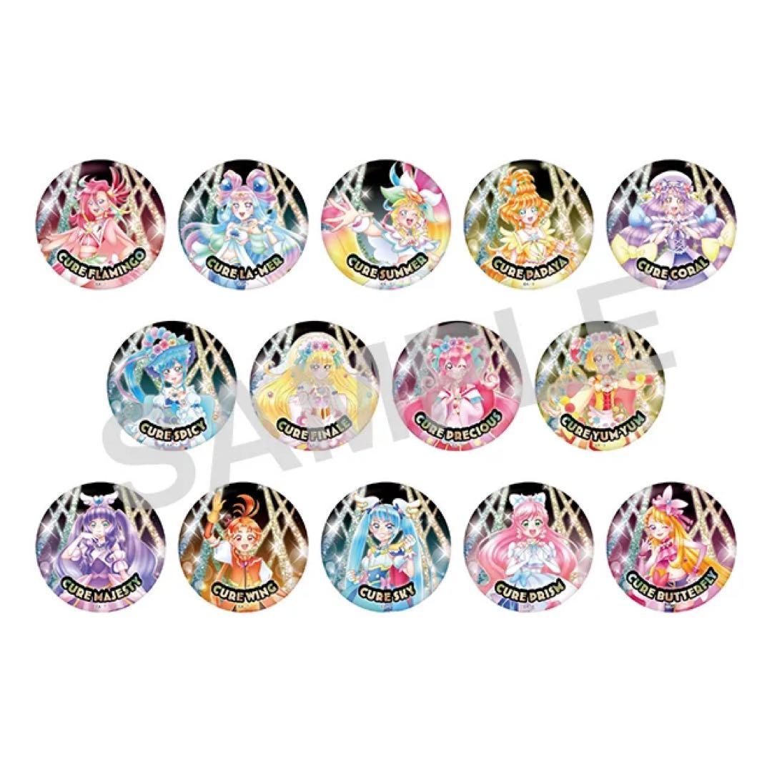 全プリキュア 20th LIVEホログラム缶バッジ コンプセット