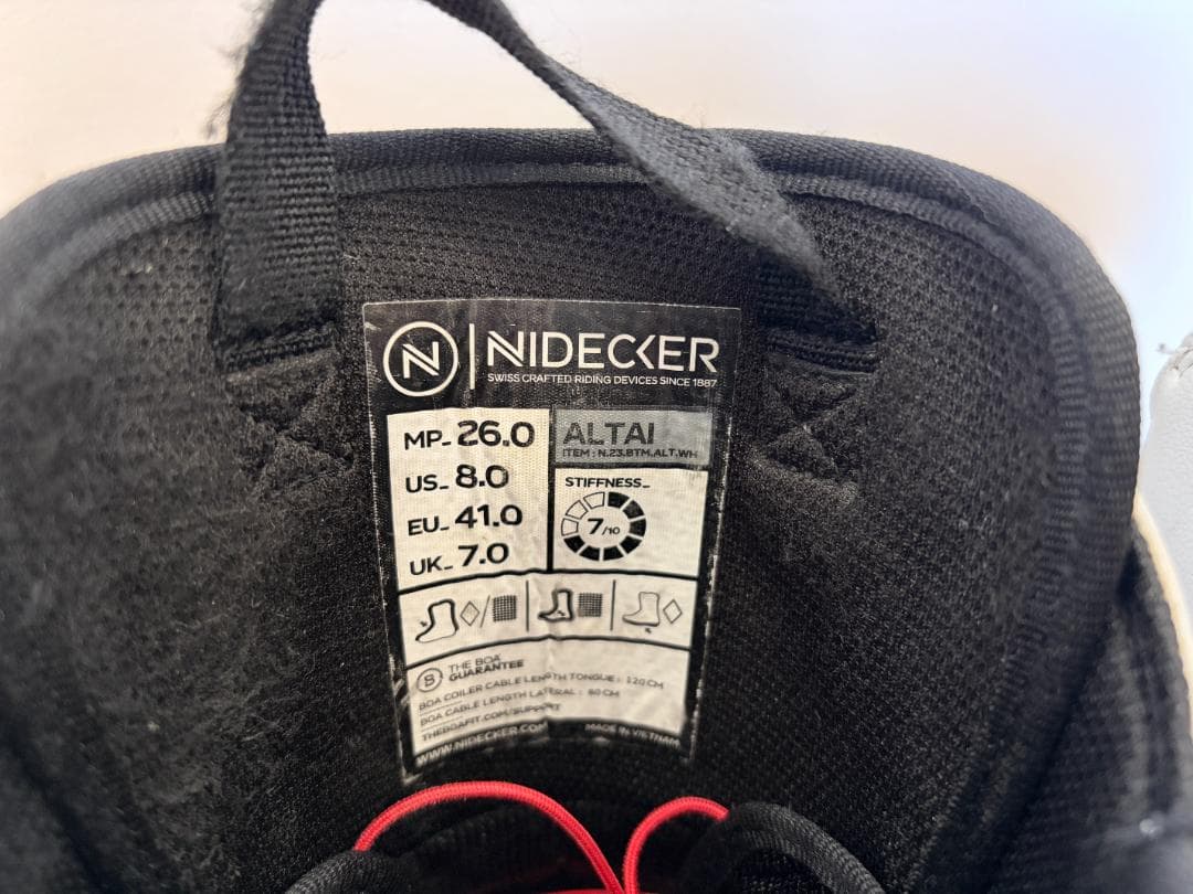 スノーボード NIDECKER ALTAI 26.0cm