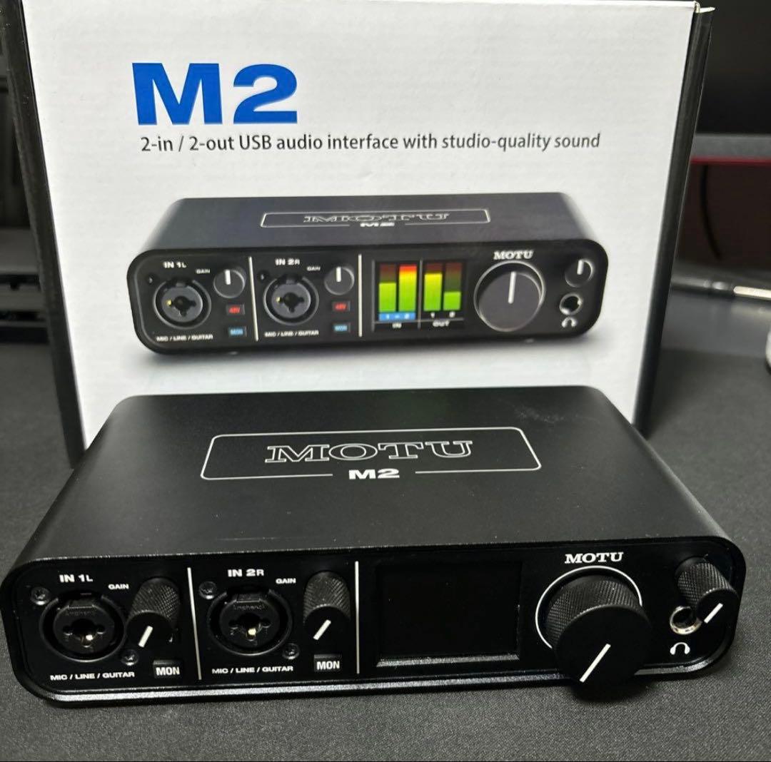 【オーディオインターフェース】MOTU M2