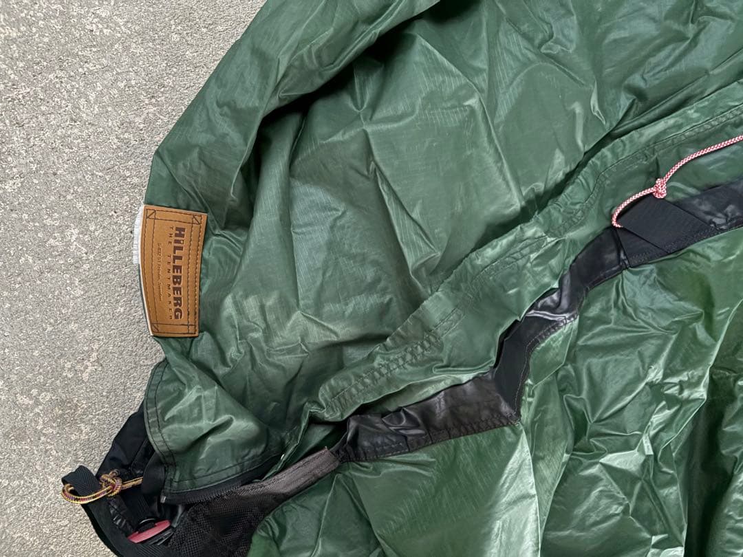 超希少　ヒルバーグ　スタイカ　ビンテージ　皮タグ　旧グリーン　hilleberg