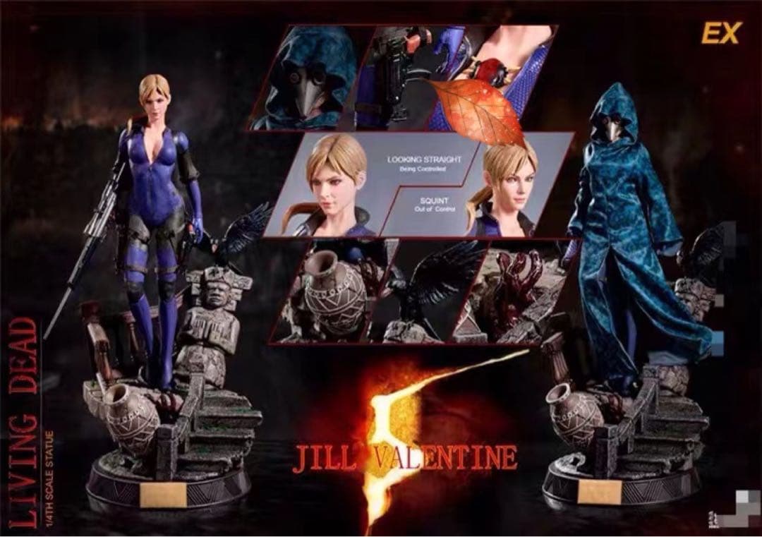 バイオハザード ジル・バレンタイン ガレージキット ガレキ スタチュー③