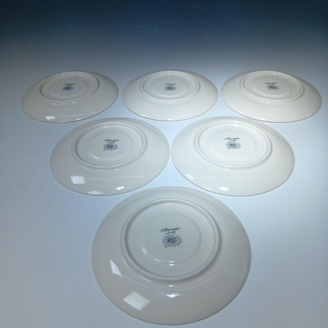 ノリタケ　ニットーロイヤルアイボリーRC　カップ＆ソーサ6客
