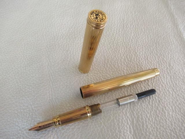 定価10万◆カタール国 ウォーターマン ジェントルマン100 万年筆とボールペン