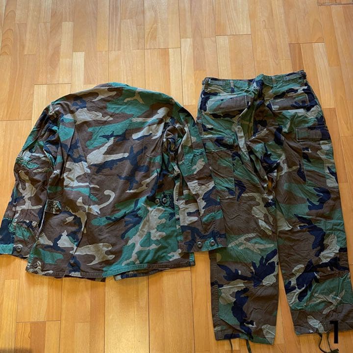 サバゲー ウッドランド迷彩 迷彩服　ミリタリー　米軍放出品 払下品  ベトナム戦