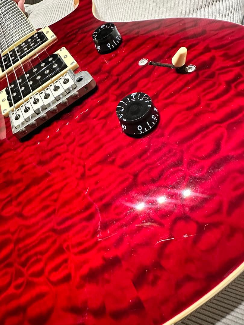 マ*)様 PRS SE Custom 24 QM LTD Black Cherr