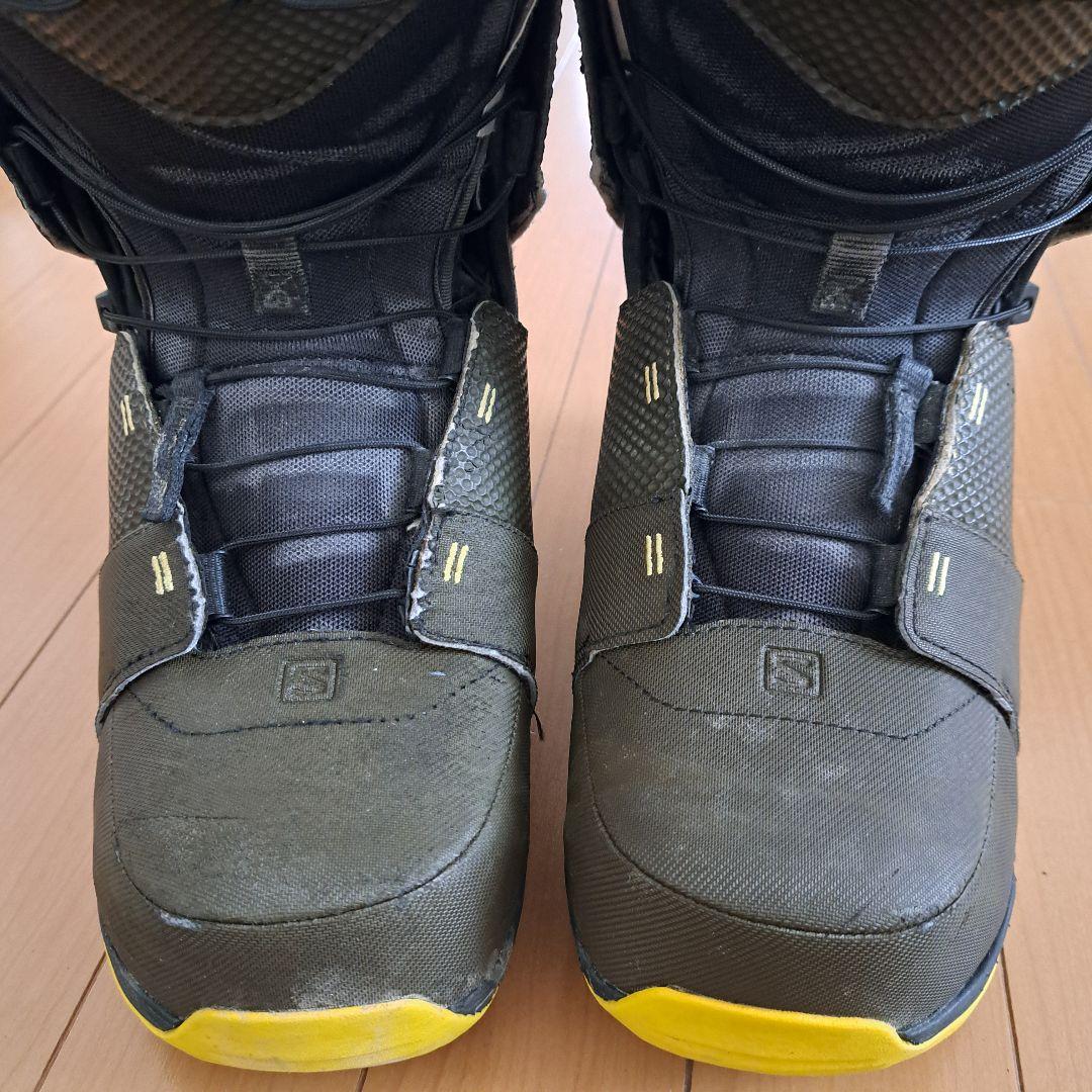 【25.5㎝】Salomon スノーボードブーツ ワイドフィット ブラック