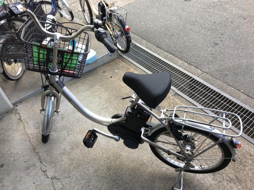 地域限定送料無料　ビビ　L　20　軽量モデル　シルバー　神戸市　電動自転車