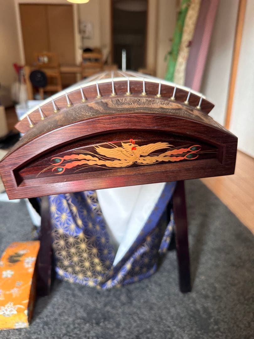 琴 箏 13弦 生田流 お稽古用 並甲 サトウ楽器　付属品有り