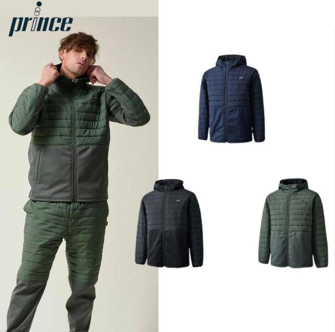 新品　L プリンス Prince カーキ テニスウェア　ゴルフ ジャケット 中綿