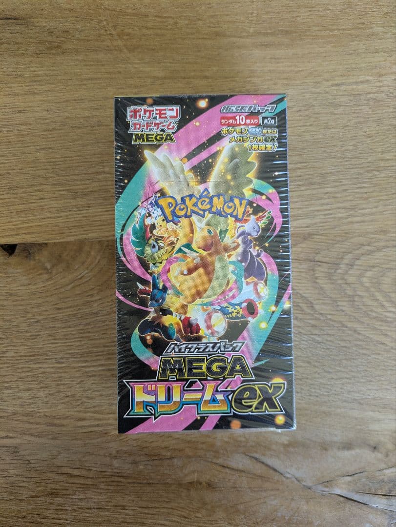 シュリンク付き　ポケモンカードゲーム MEGAドリームex 1BOX