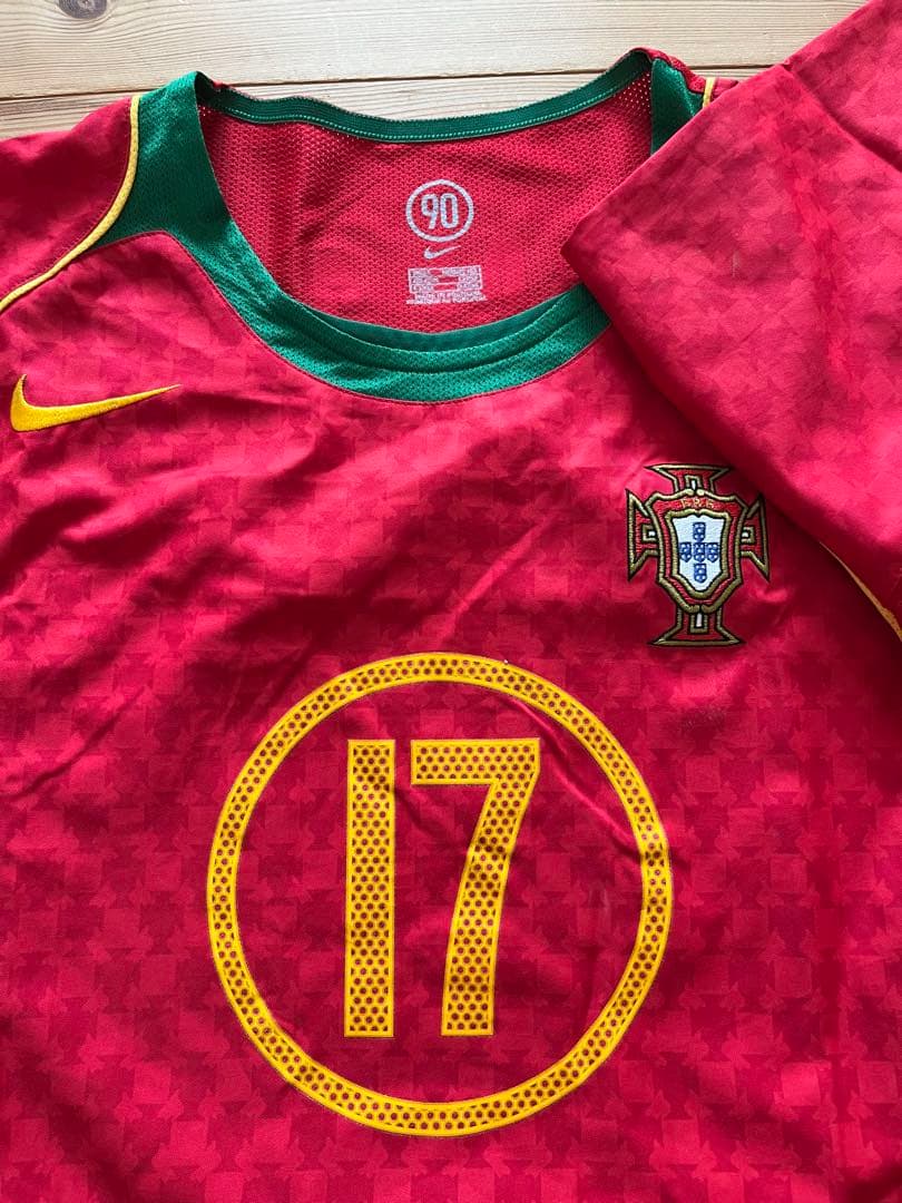 クリスティアーノ ロナウド ポルトガル代表 17 ユニホーム ユーロ2004