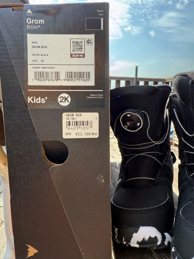 BURTON ブーツ キッズ Grom BOA スノーボード ジュニア ユース