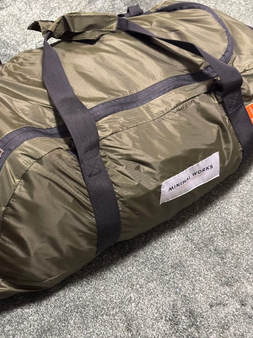 MINIMAL WORKS SHELTER G メッシュドア付き　ドームテント