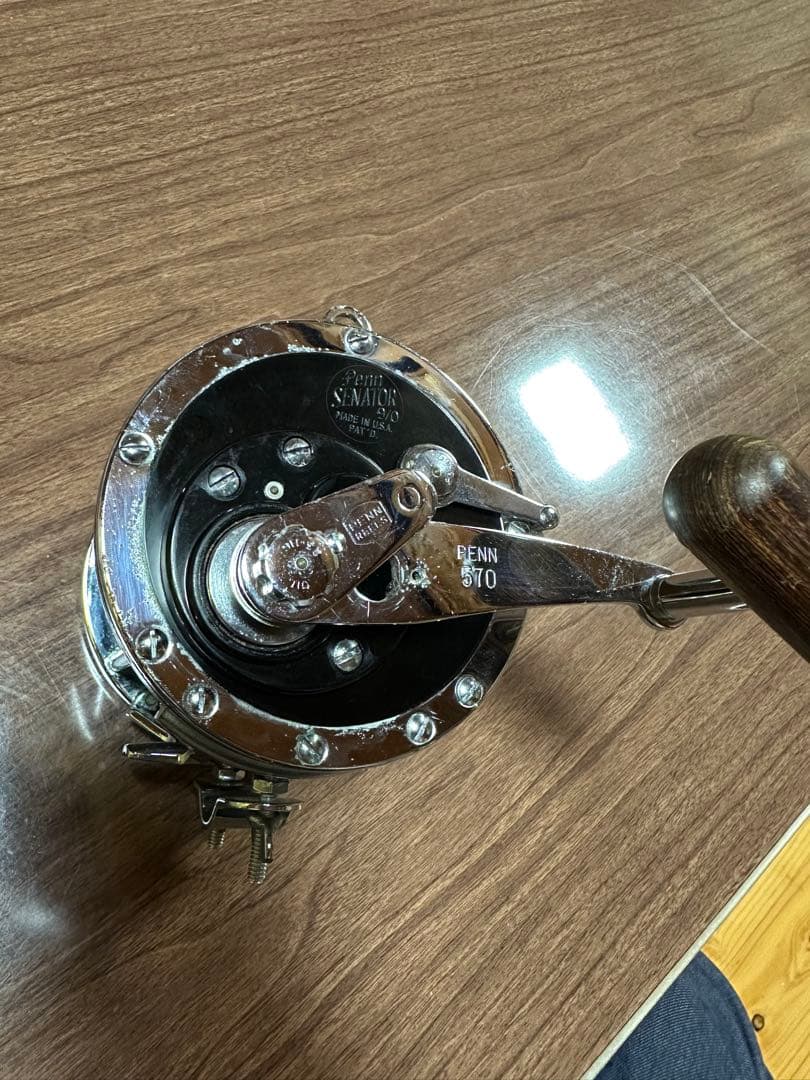 PENN SENATOR 9/0 ハンドルドラグ使用