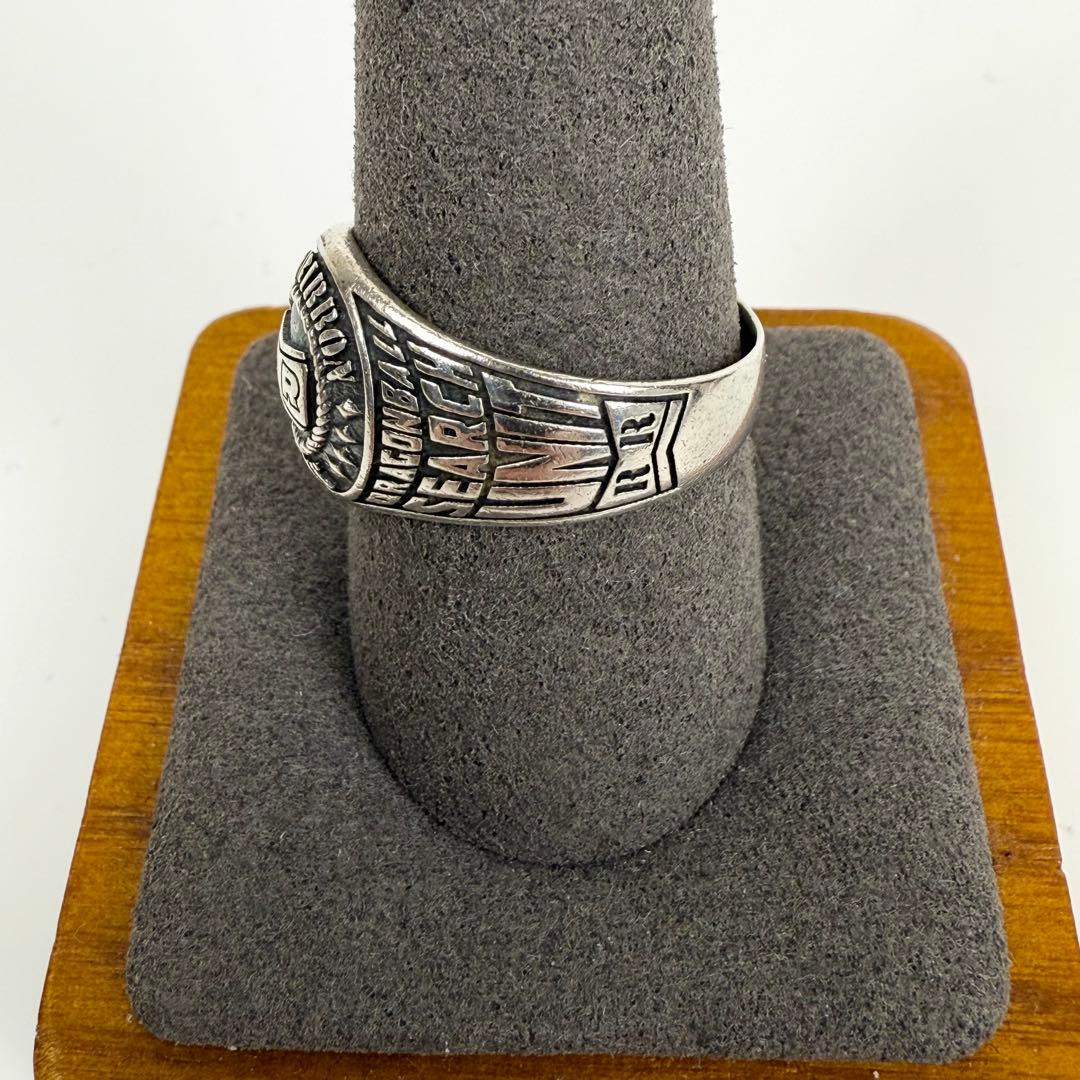 ドラゴンボール　レッドリボン軍 シルバー製カレッジリング 激レア希少品