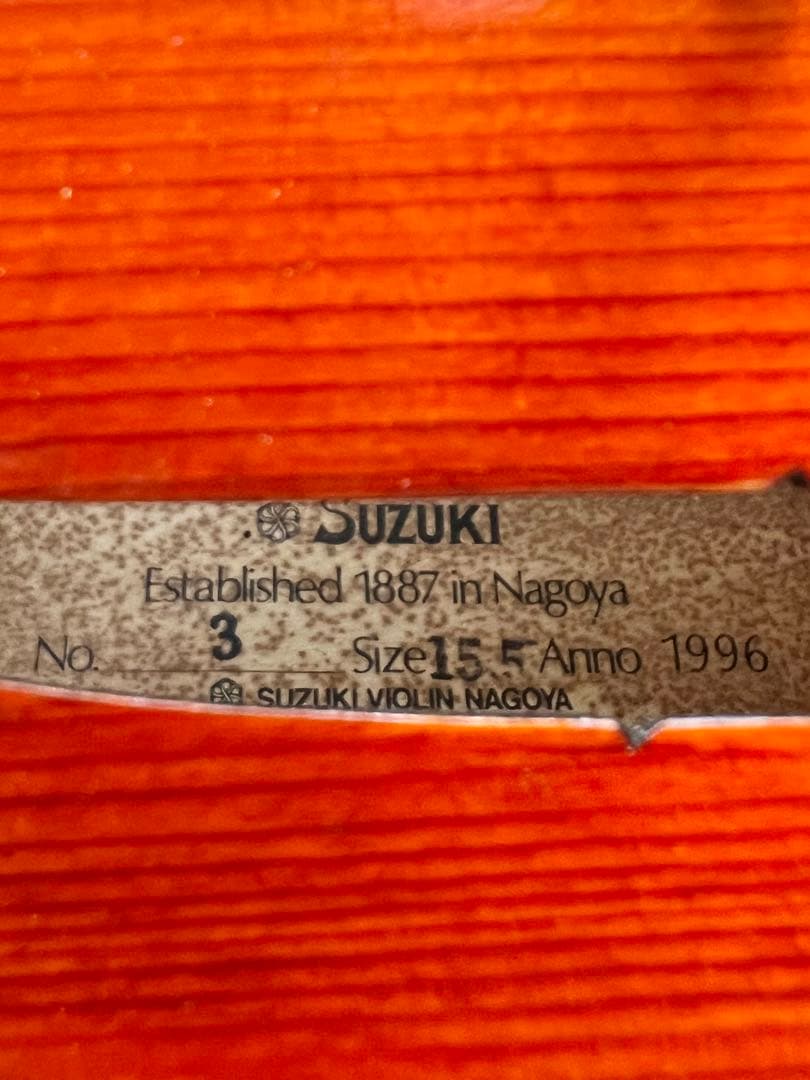 SUZUKI NO.3 ビオラ 15.5インチ 1996年製