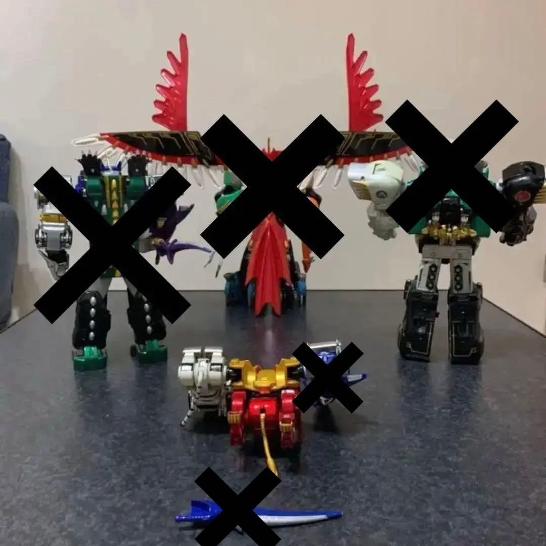 百獣戦隊ガオレンジャー　2体　ガオライオン　ガオタイガー　ジャンク品