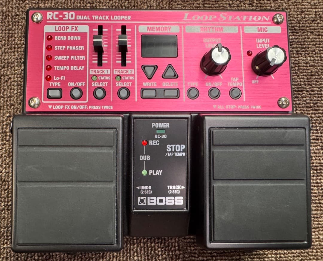 ルーパー　ループステーション　BOSS　RC-30　ACアダプター付