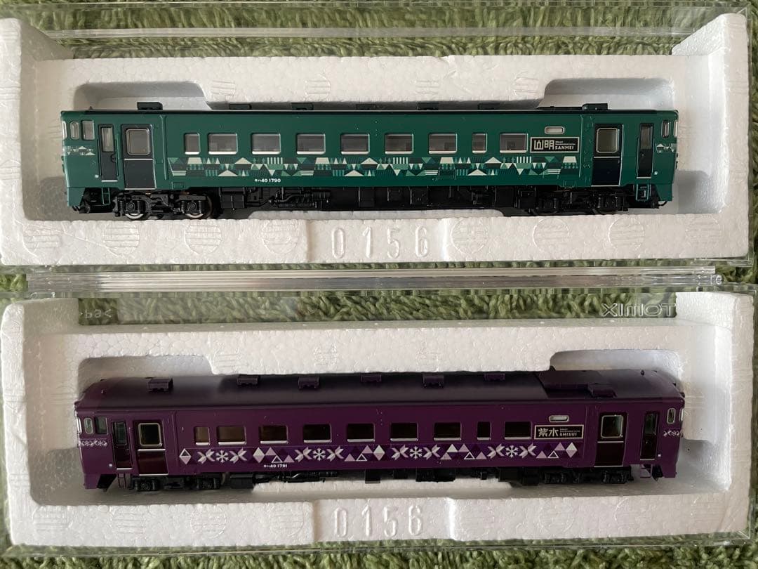 【室内灯入】TOMIX 98101 キハ40-1700 山明・紫水セット