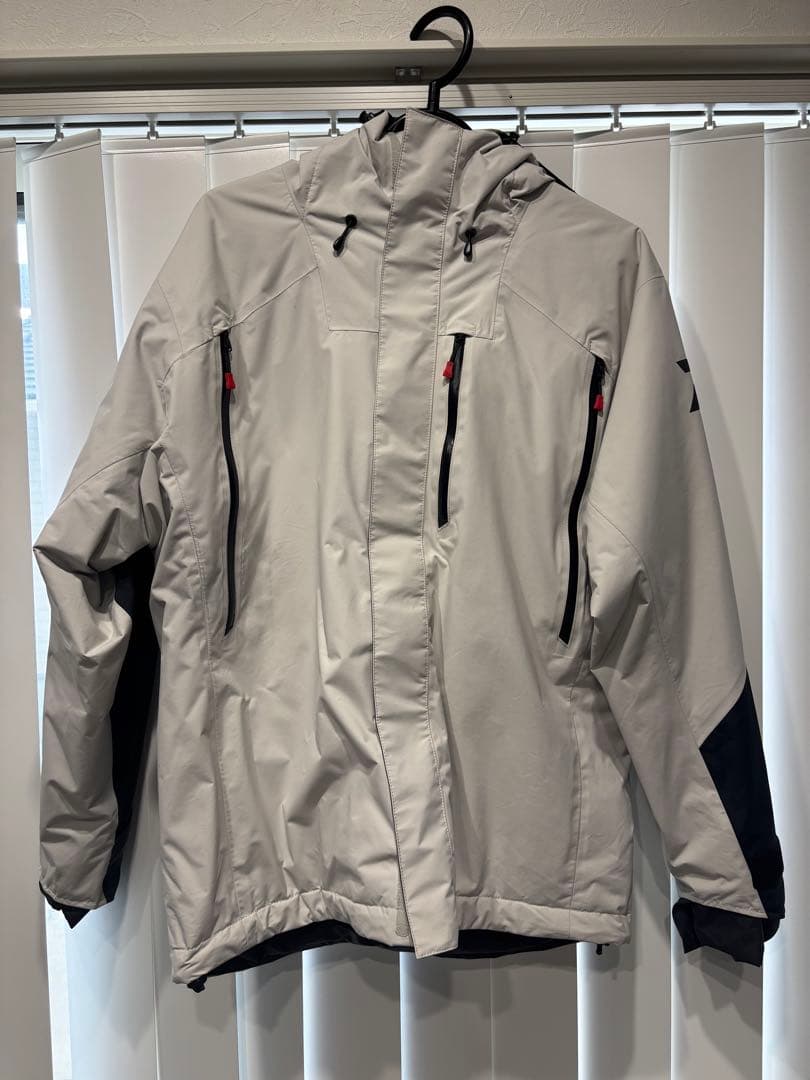 ダイワDW-3424 レインマックス ハイロフトウィンタースーツMライトグレー