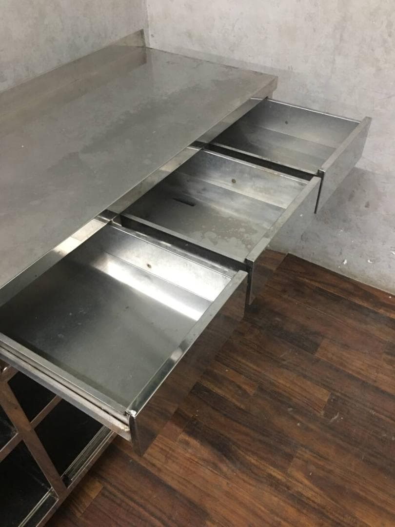 ステンレス 作業台 調理台 W140×H81×D45cm 作業