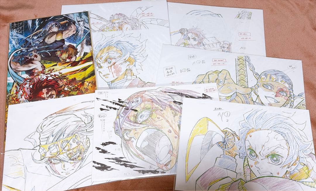 鬼滅の刃 遊郭編 Blu-Ray&DVD購入特典 複製原画 宇髄天元