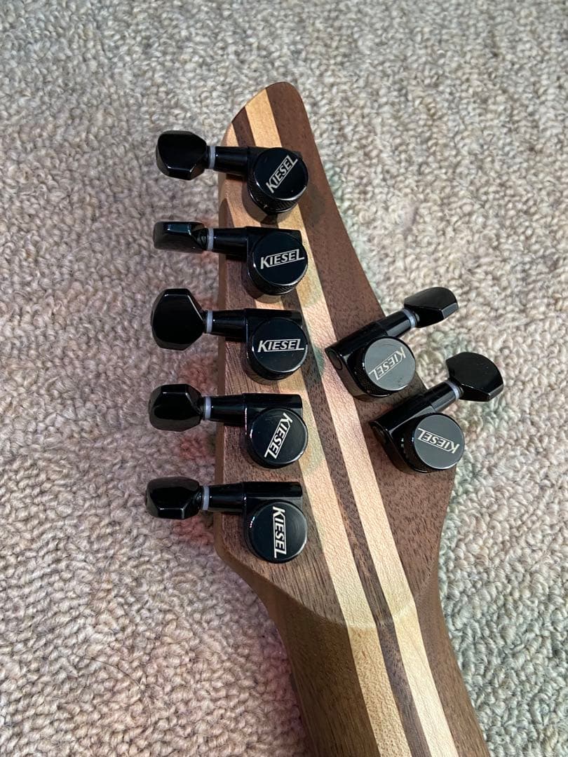 Kiesel Solo 7弦ギター Evertune SSH