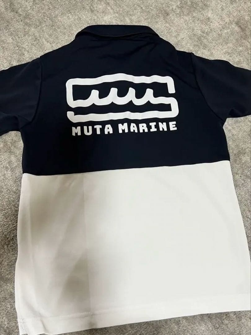 MUTA MARINE ポロシャツ ネイビー/ホワイト