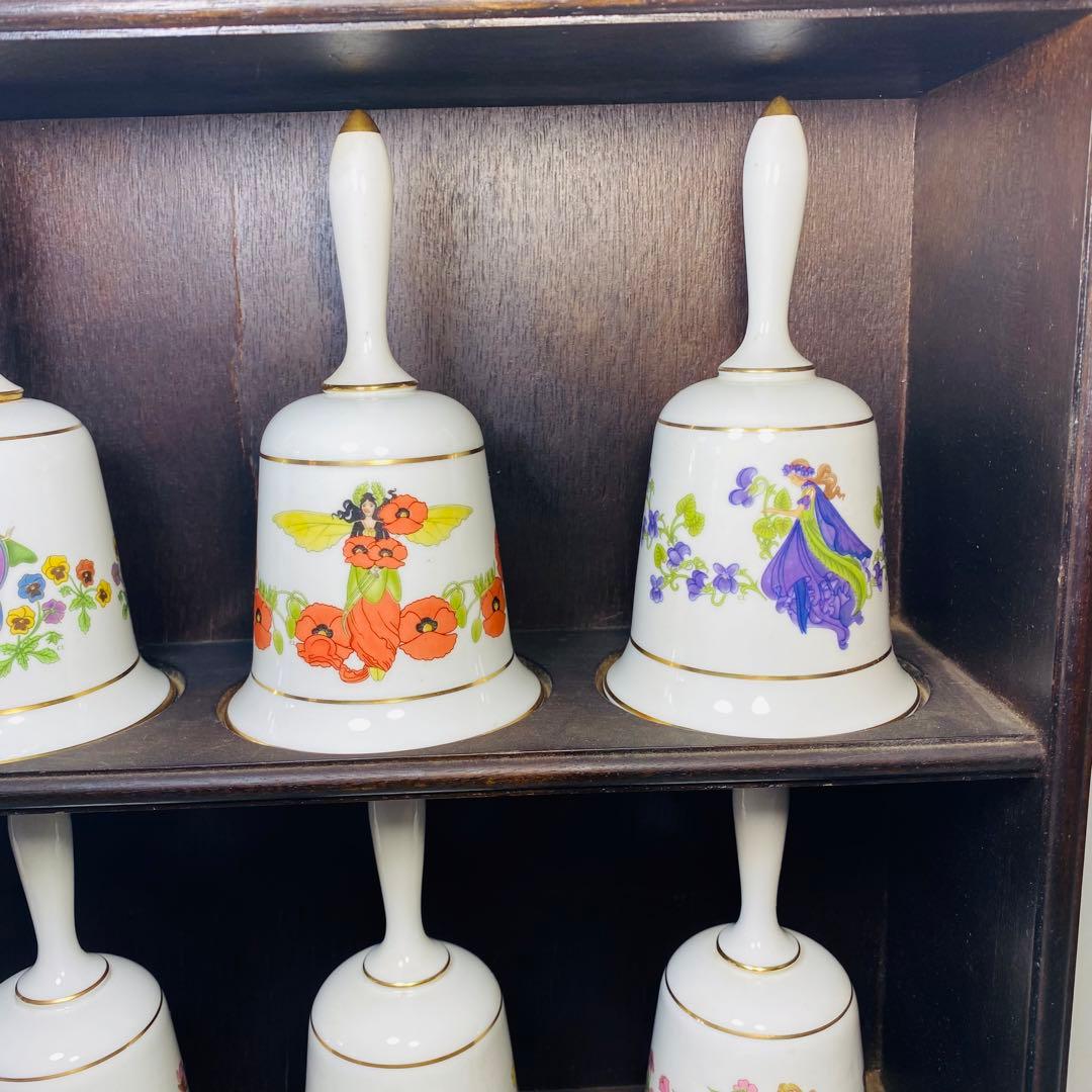 FRANKLIN PORCELAIN ハンドベル 置物 12点 セット 陶器
