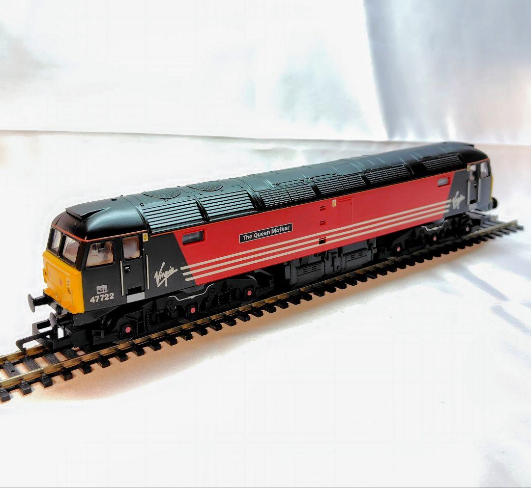 【OO】Hornby Class47ディーゼル機関車 Virginカラー【中古】