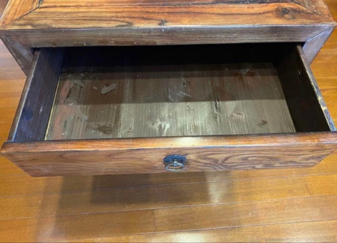 中国アンティーク 無垢材　サイドテーブル 飾り台