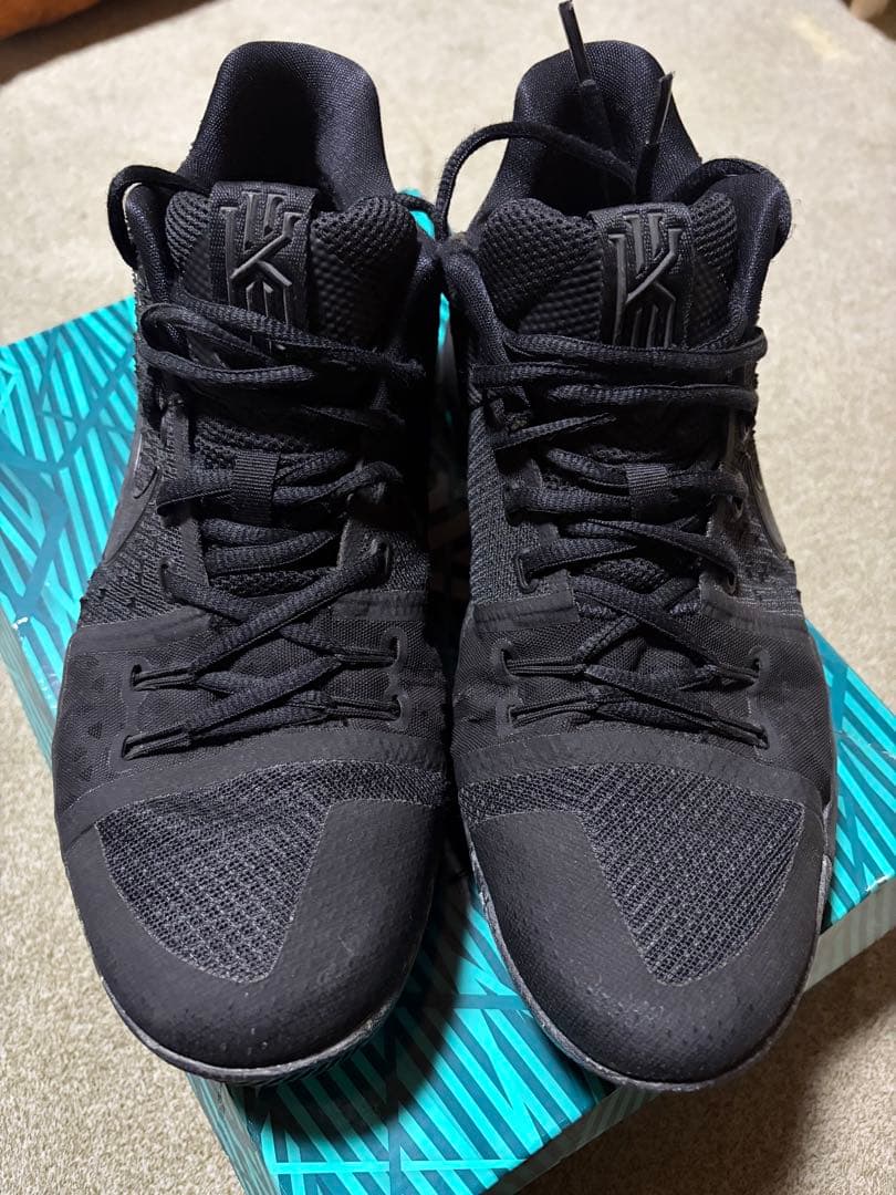 NIKE ナイキ カイリー3 マーブルブラック 27㎝