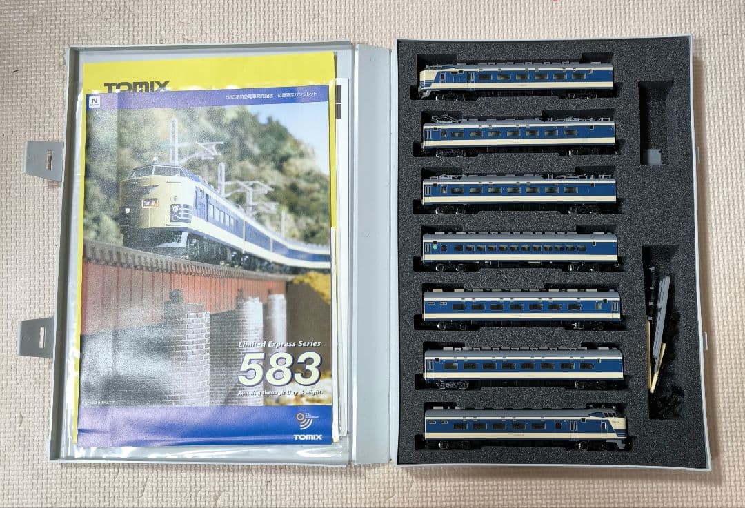 nゲージ　TOMIX　国鉄583系特急電車　クハネ581 基本セット（7両）