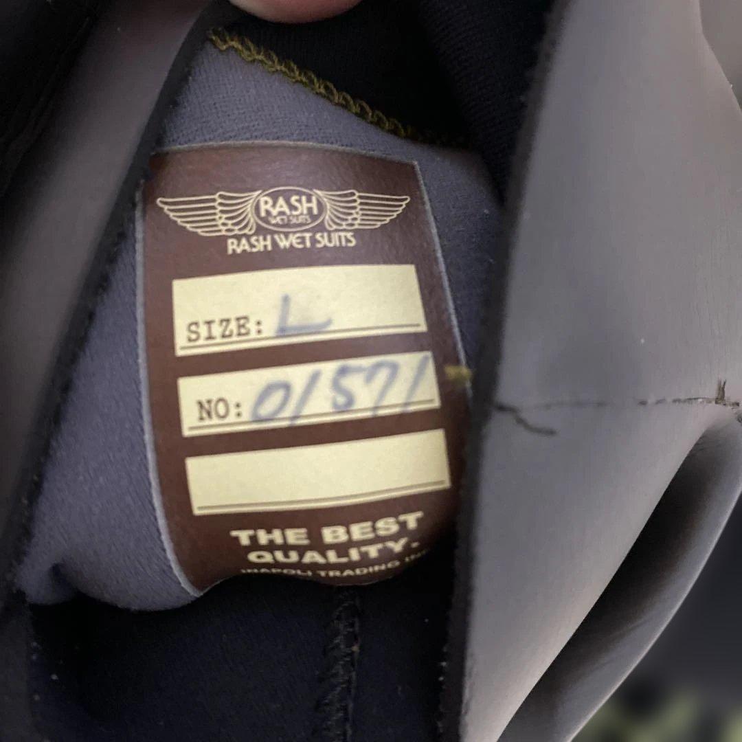 RASH Lサイズ　フルスーツ ウェットスーツ 黒・紫・グレー