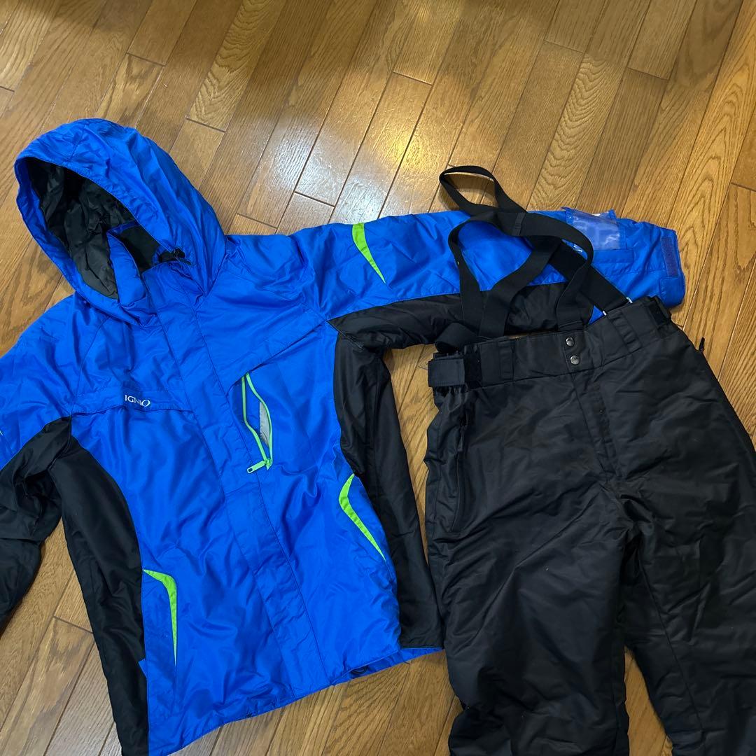 IGNIO スキーウェア上下　XOサイズ 青/黒　大きいサイズ