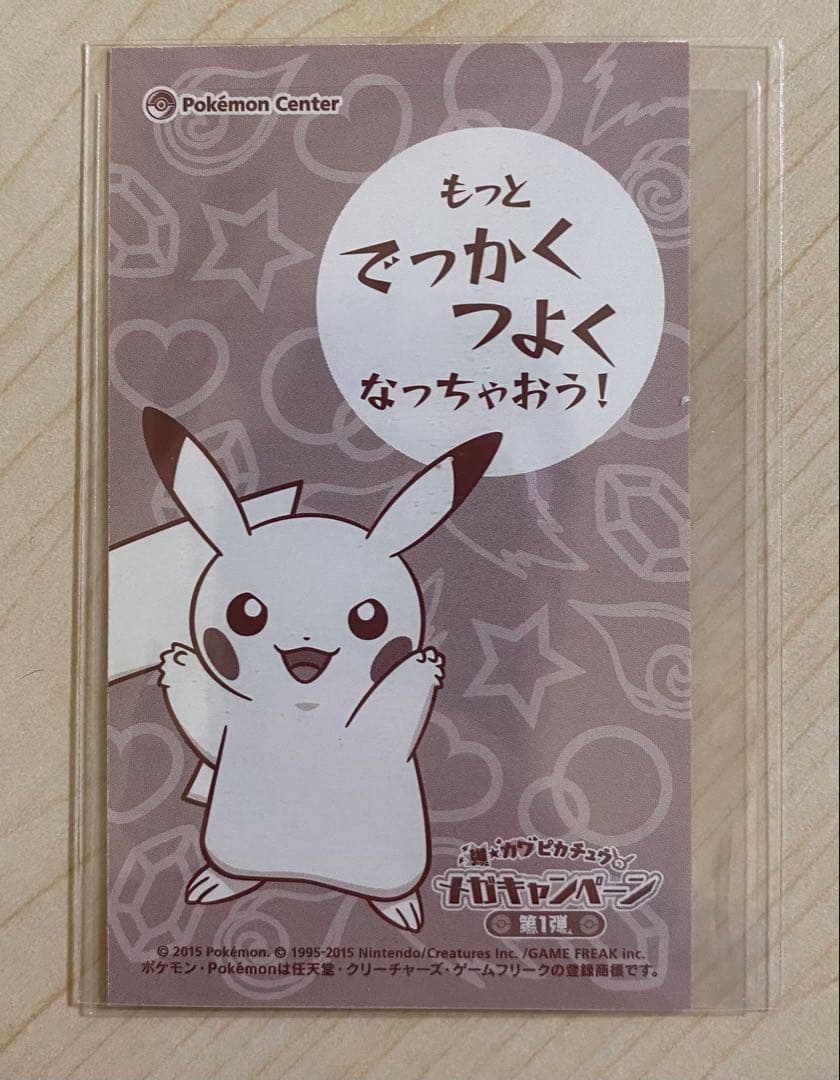 ポケモン 激カワ ピカチュウ メガキャンペーン 名刺カード メガリザードンY