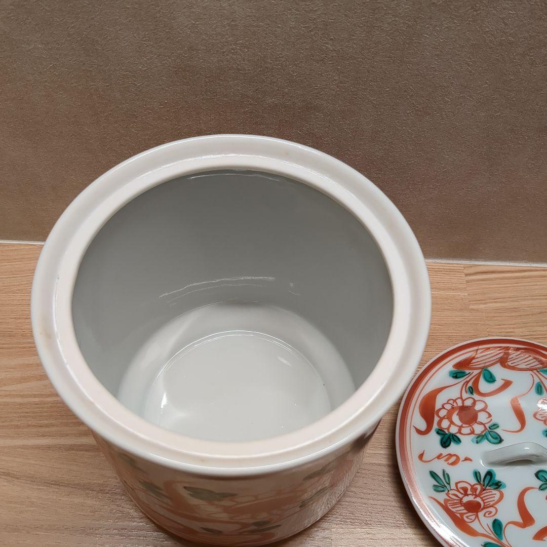 茶道具　赤絵水指　水指