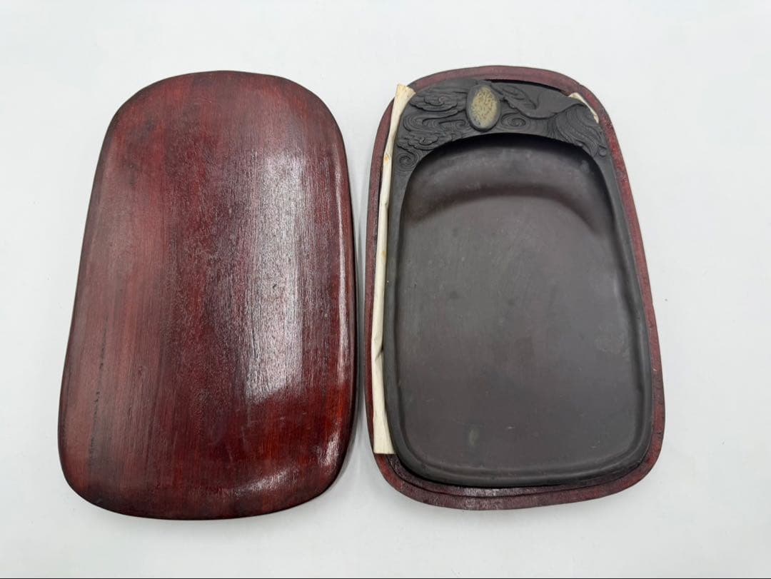 端渓硯　中国　硯　書道　鳥　骨董　すずり　スズリ