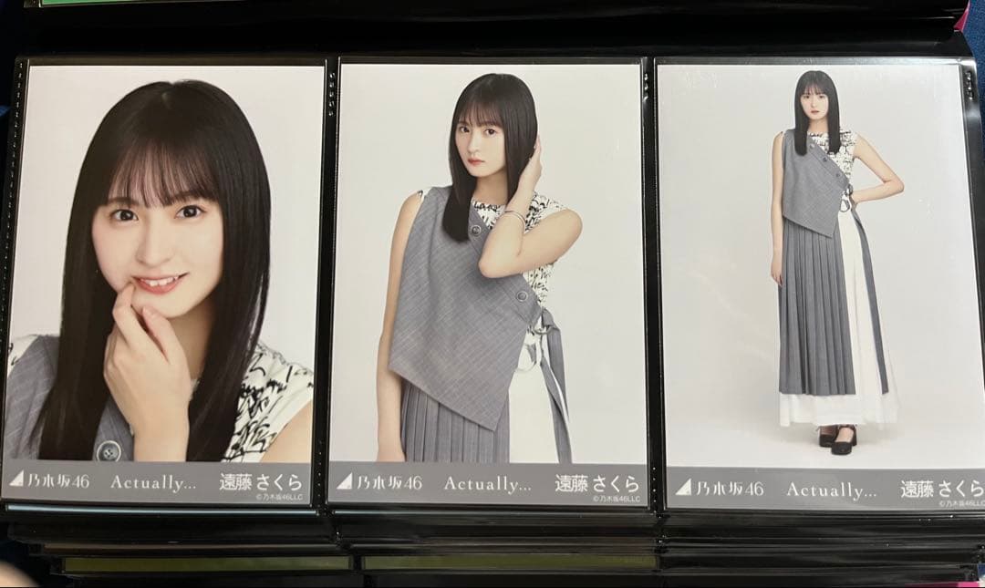 遠藤さくら 表題曲　singout〜歩道橋　生写真コンプ